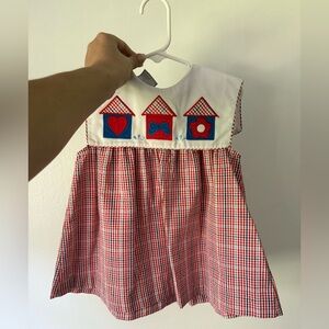 Gymboree Red and White Baby Dress
